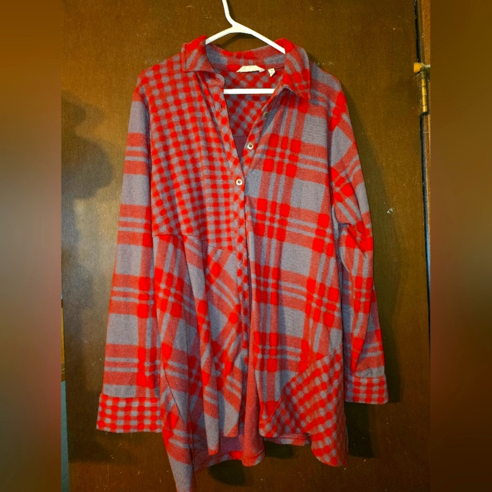 Mad About Plaid Tunic - 1X